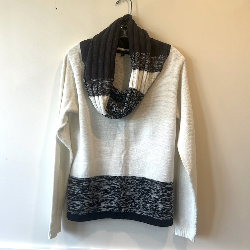 NWOT sweater with scarf neck
